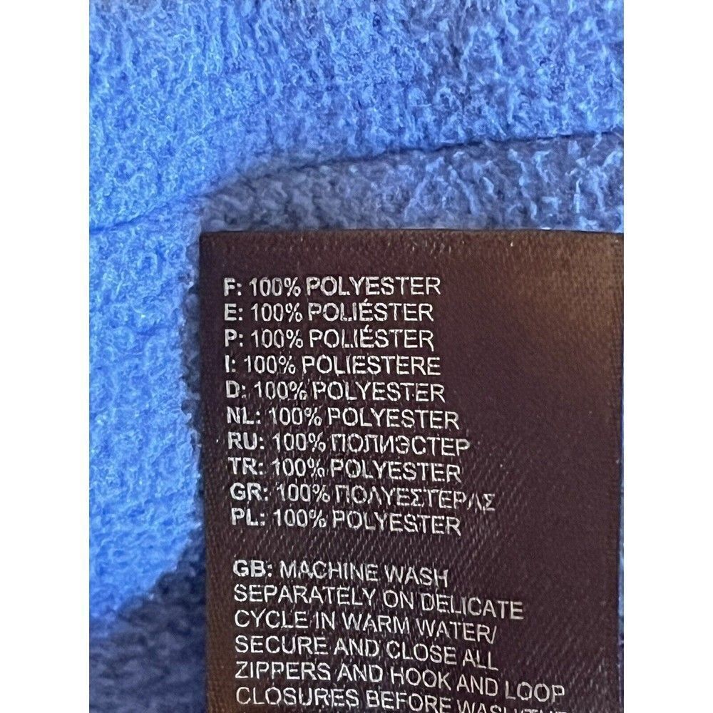 THE NORTH FACE Pullover Fleece Women's Small 1/4 Zip High Neck Blue Hike Outdoor - Picture 8 of 8